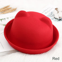 Load image into Gallery viewer, Fashion Ears Straw Hats Baby