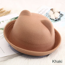 Load image into Gallery viewer, Fashion Ears Straw Hats Baby