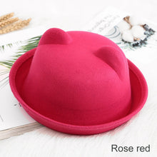 Load image into Gallery viewer, Fashion Ears Straw Hats Baby