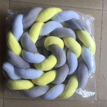 Load image into Gallery viewer, 1Pc 1M/2M/3M Baby Handmade Bed Bumper Nodic Knot DIY Newborn Baby Hand-woven Crib Bed Wrap Baby Knotted Pillow Twist Cushion