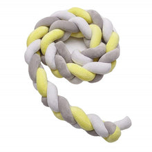Load image into Gallery viewer, 1Pc 1M/2M/3M Baby Handmade Bed Bumper Nodic Knot DIY Newborn Baby Hand-woven Crib Bed Wrap Baby Knotted Pillow Twist Cushion