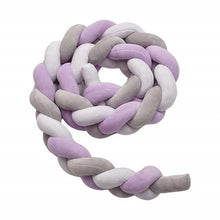 Load image into Gallery viewer, 1Pc 1M/2M/3M Baby Handmade Bed Bumper Nodic Knot DIY Newborn Baby Hand-woven Crib Bed Wrap Baby Knotted Pillow Twist Cushion